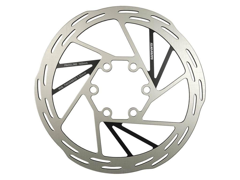 SRAM bromsskiva Paceline 140mm cykel skivbroms i metall med utskurna detaljer