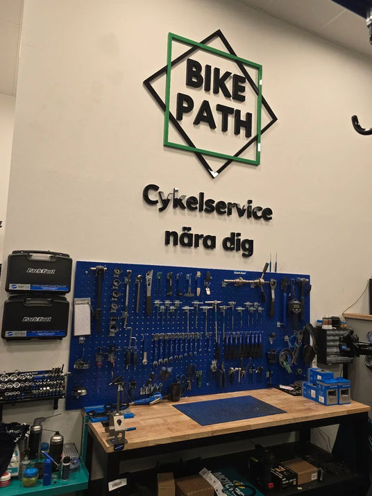 Bikepath cykelverkstad i Nordstan köpcentrum,
