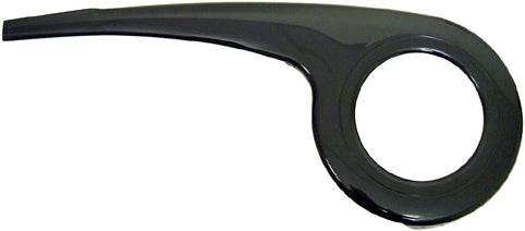 svart kedjeskydd cykel plast kedjeskyddsskydd rund design