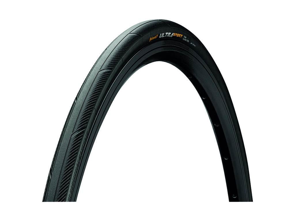 Continental Ultra Sport landsvägsdäck cykel med mönster, svart smal design