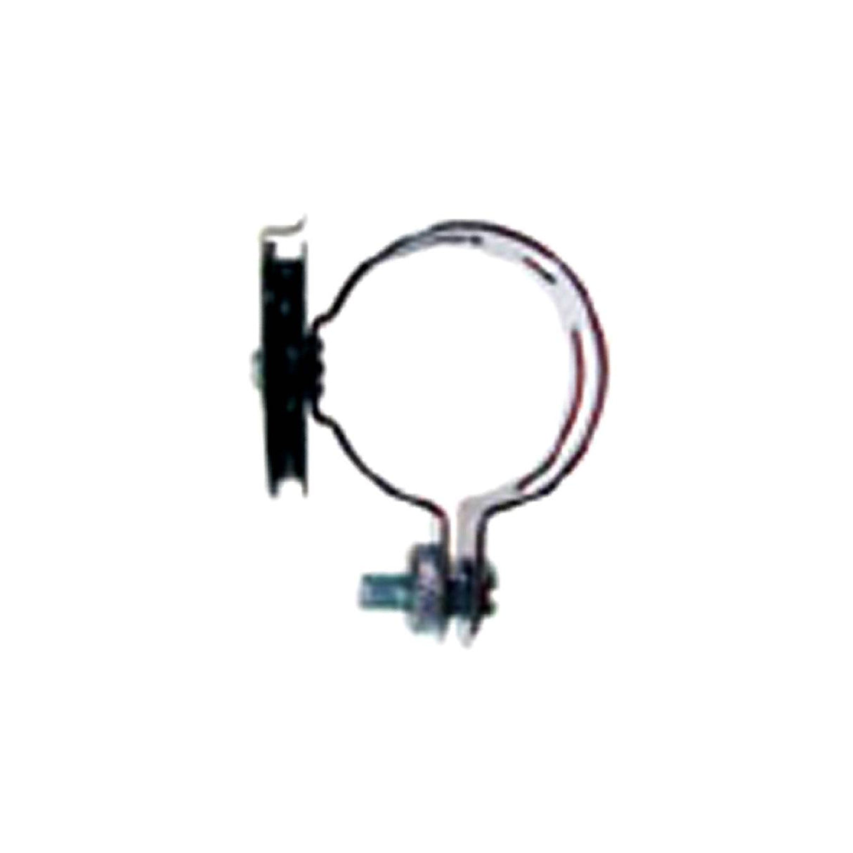 Stålrörsklammer med skruv, rörfäste och mutter, VVS tillbehör