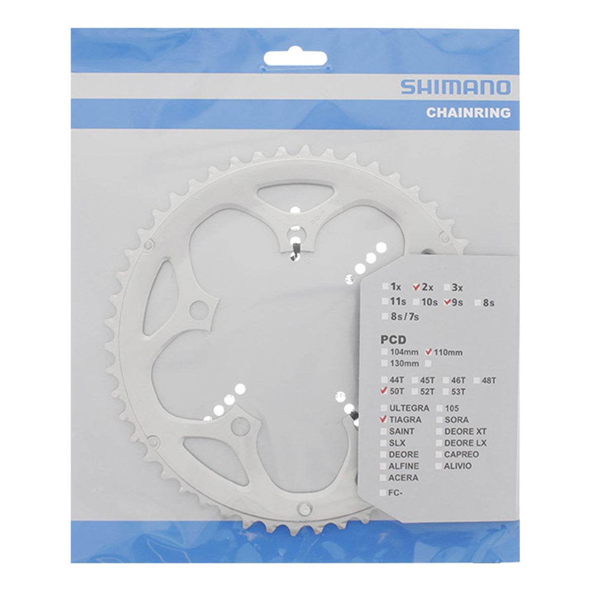 Kedjedrev för FC-4550 Tiagra 50T-F silver - BikePath