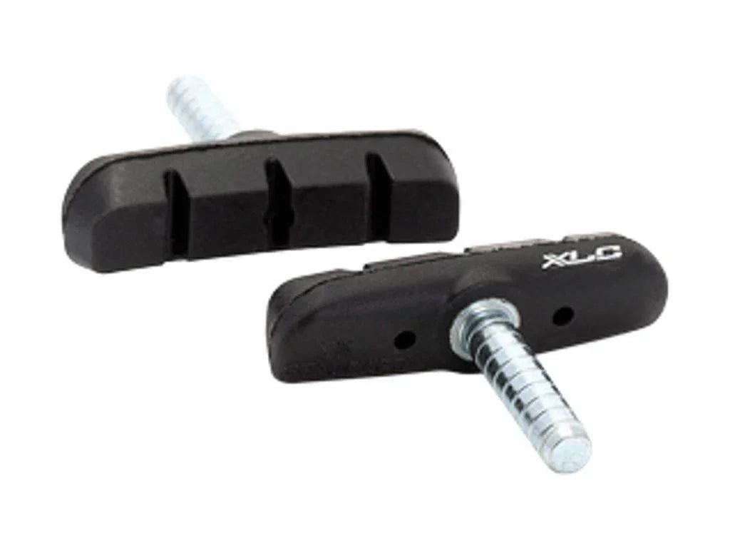 Svarta XLC cykelbromsgummisatser med metallfäste, bromsskor för cykel