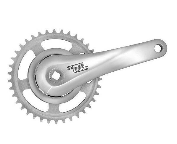 Sturmey Archer cykel vevarm och kugghjul i metall med 38 tänder