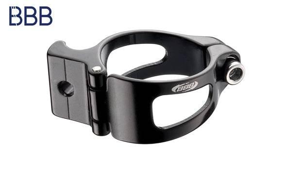 BBB svart cykelstyreklämma i aluminium med skruv för montering