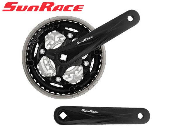 Vevparti SunRace 42/32/22 7-8vxl med kedjeskydd Svart - BikePath