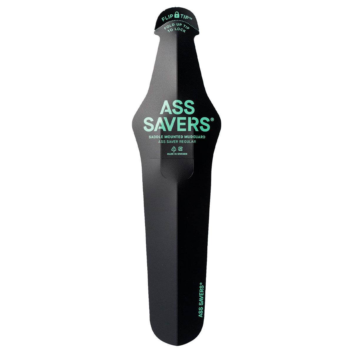 Bakskärm ASS SAVERS Regular, svart - BikePath