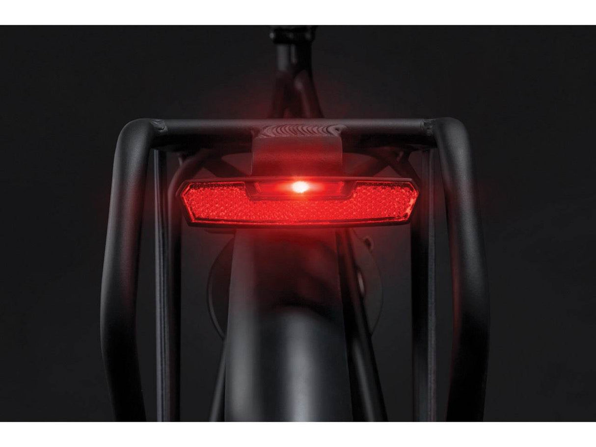 cykel baklampa LED röd på pakethållare, säkerhetstillbehör cykel