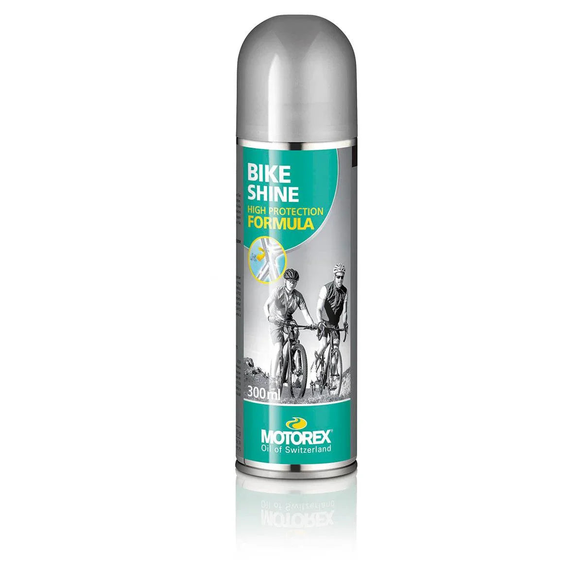 Motorex Bike Shine spray 300ml för hög skyddande cykelvård med formula och cyklister