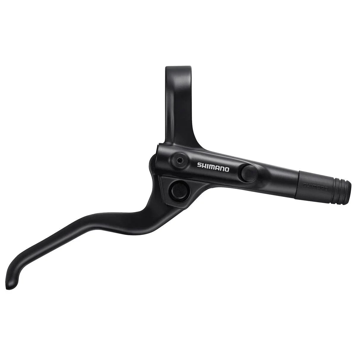 Shimano svart cykelbromshandtag i aluminium med ergonomisk design