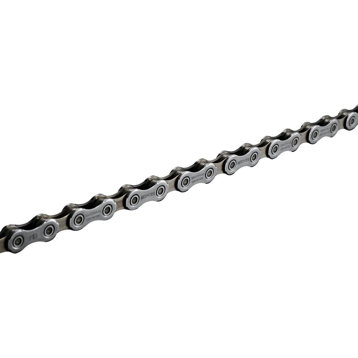 Shimano CN-HG601 cykelkedja i metall med detaljerad närbild