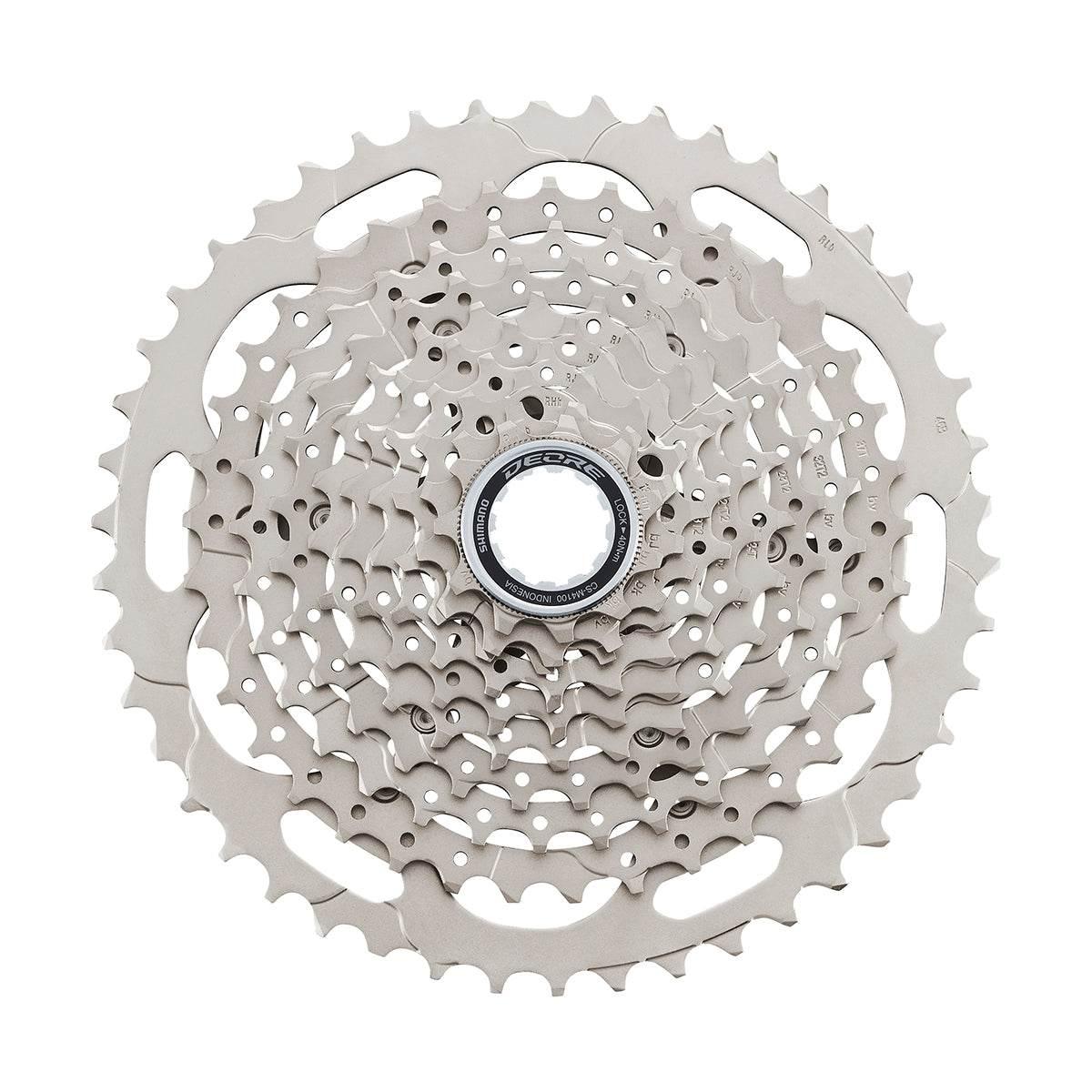 Shimano Deore cykelcassette med flera kugghjul i metall för växelsystem