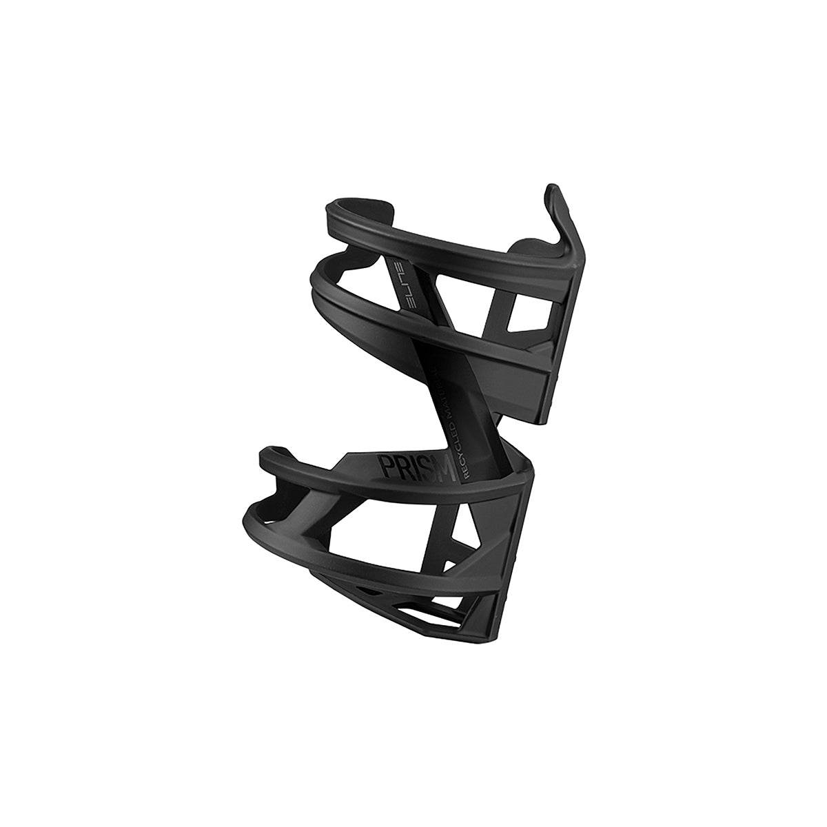 Bottle Cage Prism Left Recycled Material, Black Skin - BikePath