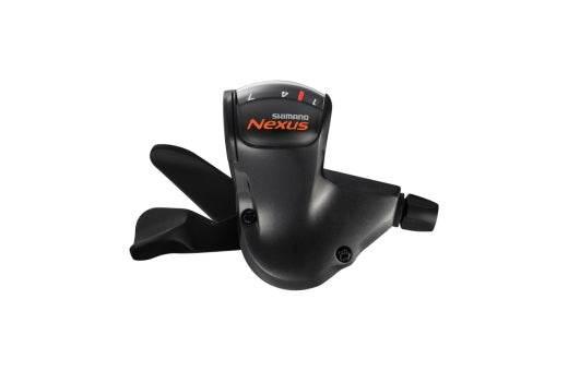 Shimano Nexus cykelväxelreglage svart med växellägeindikator och handtag