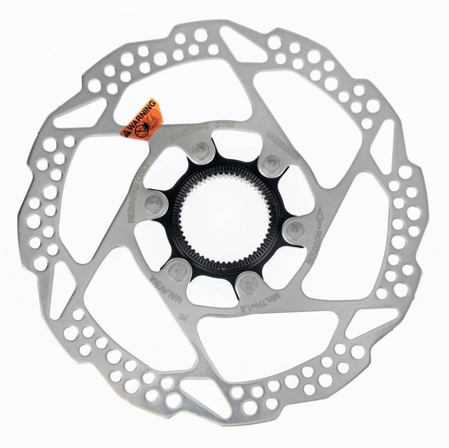 Bromsskiva SM-RT54 160mm CL m/ extlåsring - BikePath