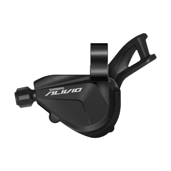 Shimano Alivio svart växelspak för cykel med klar logo, cykeldel komponent