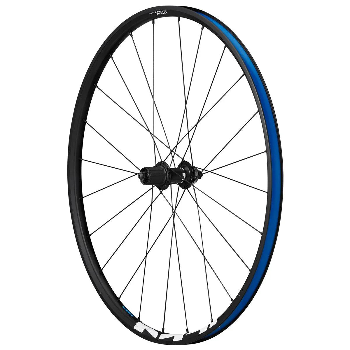 MTB hjul 29 tum svart och blå fälg, aluminiumekrar, cykeldel mountainbike