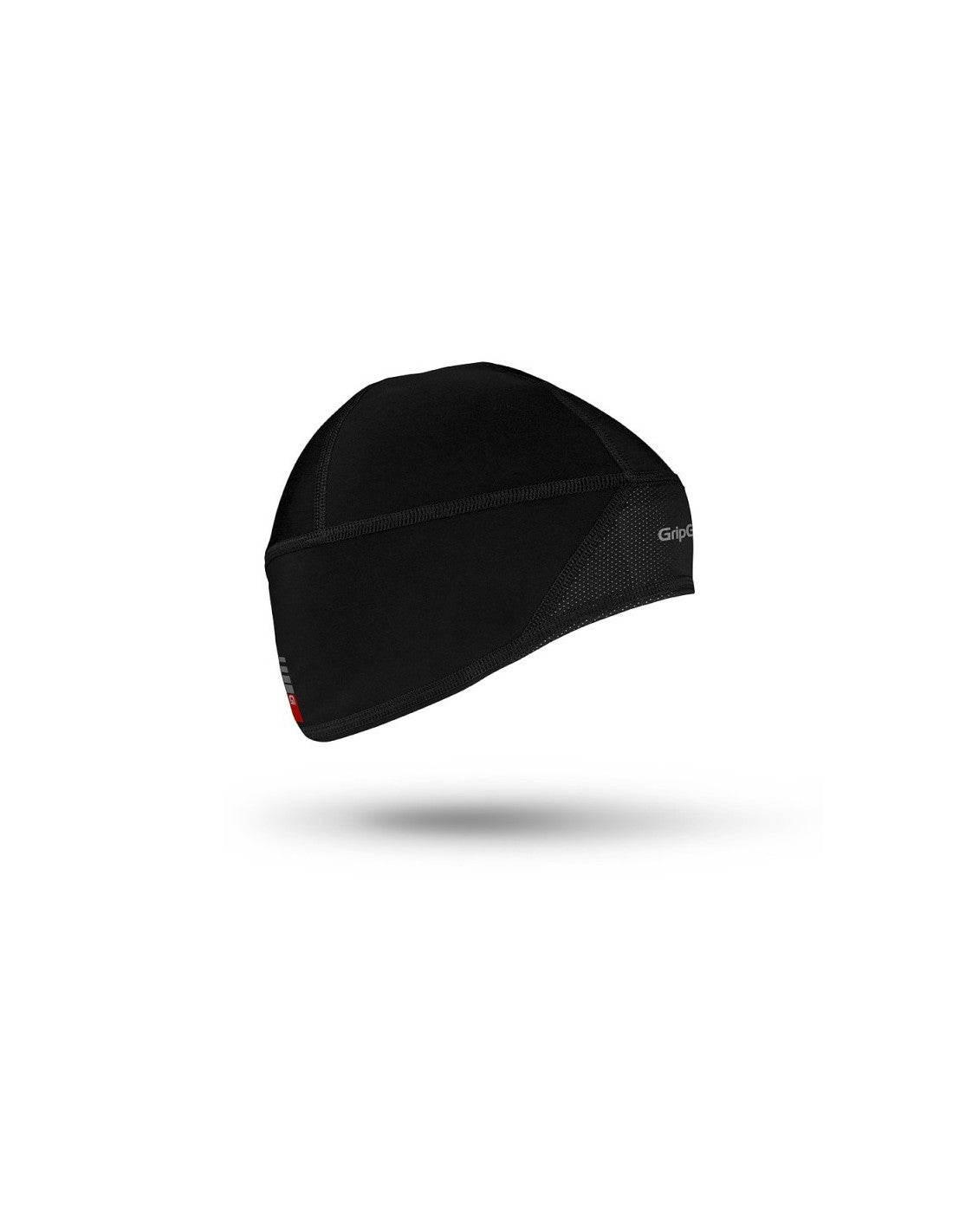 Svart GripGrab Windster hjälmmössa med ventilerande mesh och vindtät design