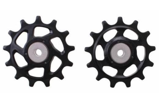 Svarta cykelväxelskivor med silvermitt, reservdelar för cykelreparation