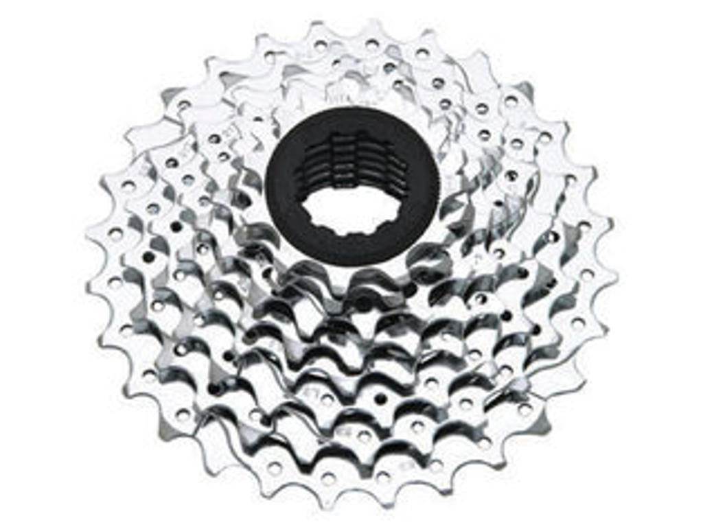 cykel kassett i silver, flera kugghjul, reservdel för cykelväxel