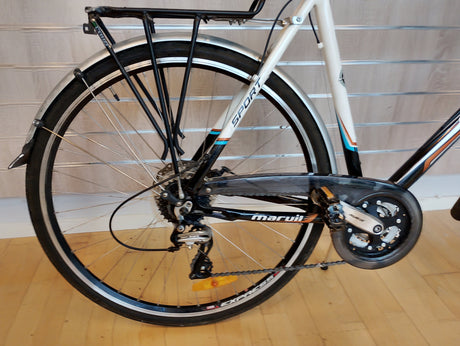 Sport Marvil cykel med kedjeskydd, pakethållare och växelsystem