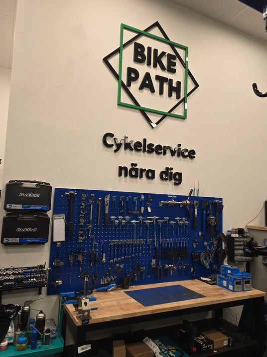 Bikepath cykelverkstad i Nordstan köpcentrum,