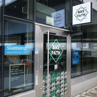 Bikepath Lilla Bommen under Hisingebron