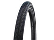 Svart cykeldäck Schwalbe Marathon med grovt mönster, slitstarkt och punkteringsskyddat