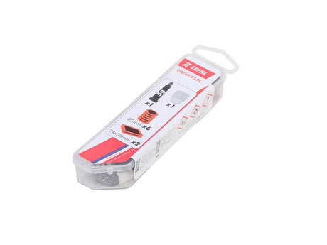 Zefal universal cykel lagningsset i genomskinlig plastförpackning