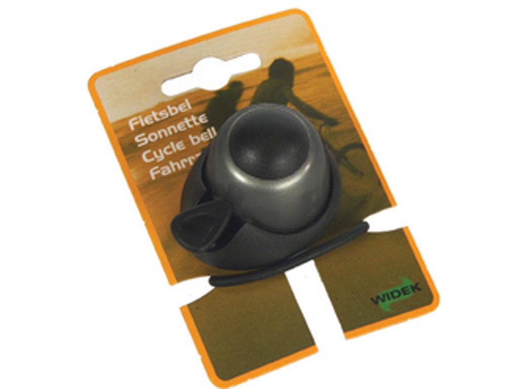 Cykelklocka Widek svart med förpackning, enkel cykelringklocka till cykelstyre