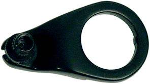 svart cykeldel växelöra aluminium reservdel till cykelram