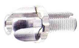 Metallisk kabelände för cykel med gängad skruv och klämfunktion