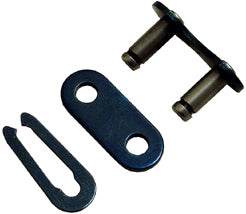 Motorcykel kedjelås, tre delar, svarta metalldelar, reservdel