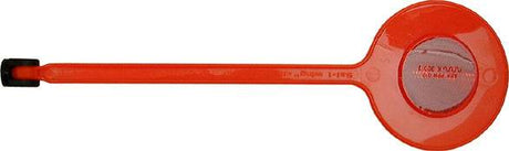 Röd isolerad provsticka med rund spegel, elektrikerverktyg