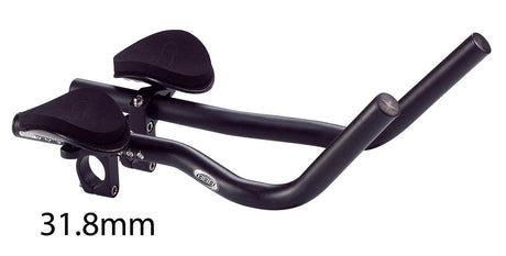 cykeltempobåge BBB svart med armstöd och 31.8mm styrdiameter