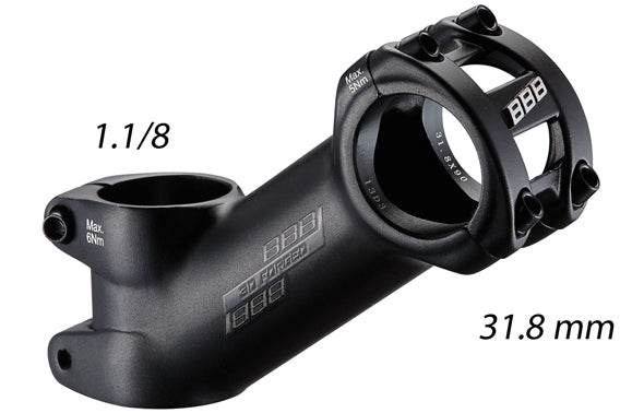 Styrstam HighRise svart - BikePath