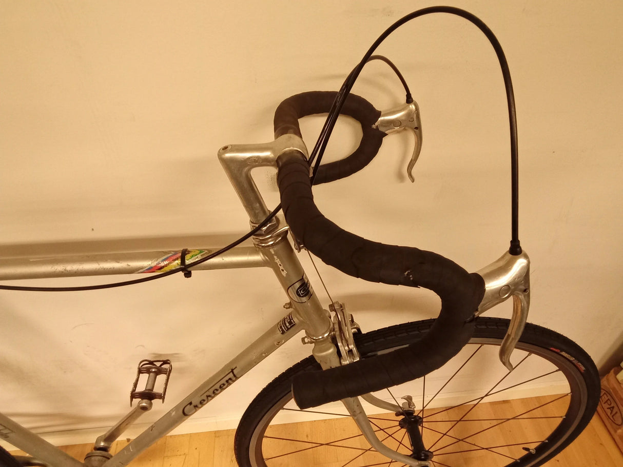 Vintage Crescent racercykel med dropphandtag och svart styrlinda