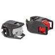 M-Wave Hunter mini LED-lampset med vit framlampa och röd baklampa i svart silikon