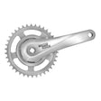 Sturmey Archer silver cykel vevarm med kedjekrans och 36 tänder
