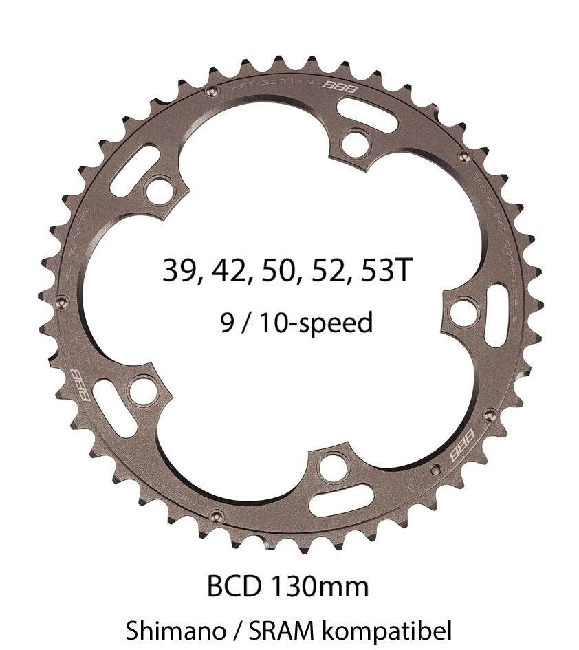 BBB Framdrev Roadgear 39t 130mm bcd - BikePath