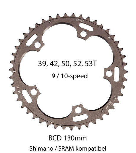 BBB Framdrev Roadgear 39t 130mm bcd - BikePath
