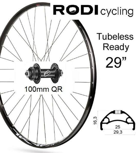 Framhjul TRYP25 TLR Svart 29´´ - BikePath