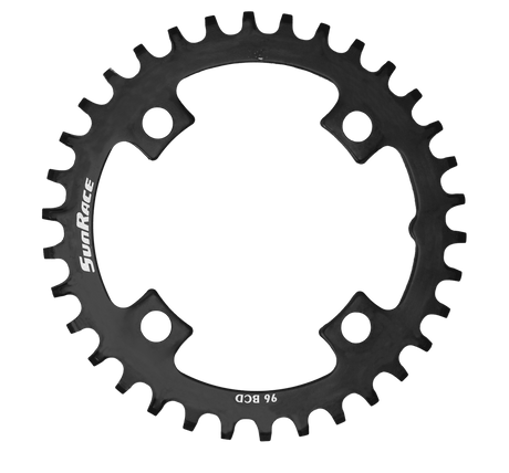 SunRace NarrowWide kedjeblad 32T, svart