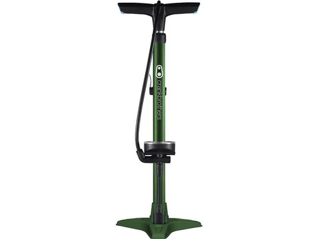 floor pump Gem green 11bar/160psi - BikePath